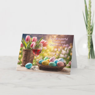Ostergrüße an Cousin und Schwippschwager Feiertagskarte