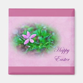 Ostergrüße Deptford Pink Wildblume Magnet