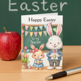 Ostergrüße für Lehrer von Kindern Feiertagskarte