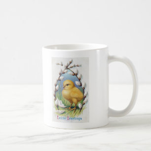 Ostergrüße Gelbes Küken Kaffeetasse