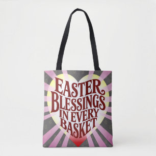 Ostergrüße – Inspirierendes Oster-Zitat-Geschenk Tasche