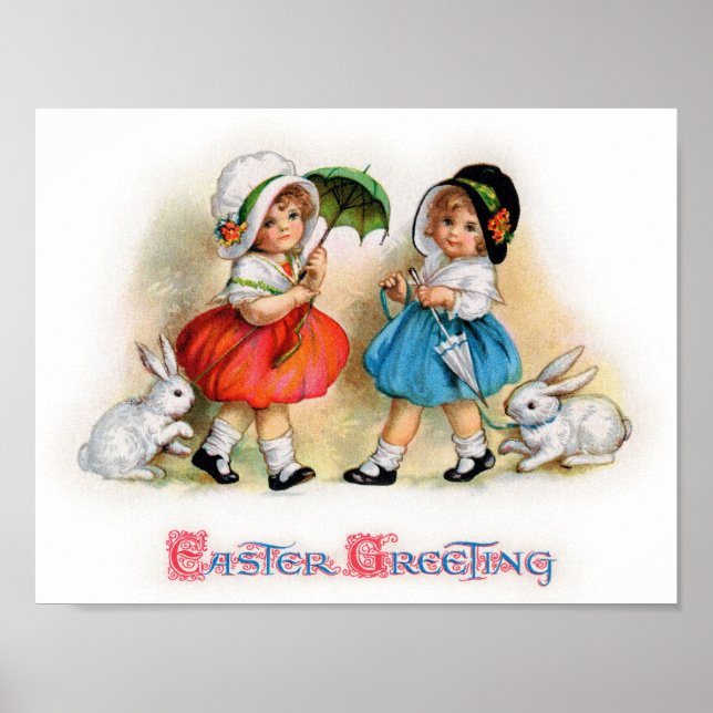 Ostergrüße Poster (Vorne)