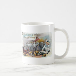 Ostergrüße Vintage Kaffeetasse