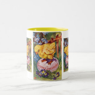 Ostergrüße Zweifarbige Tasse