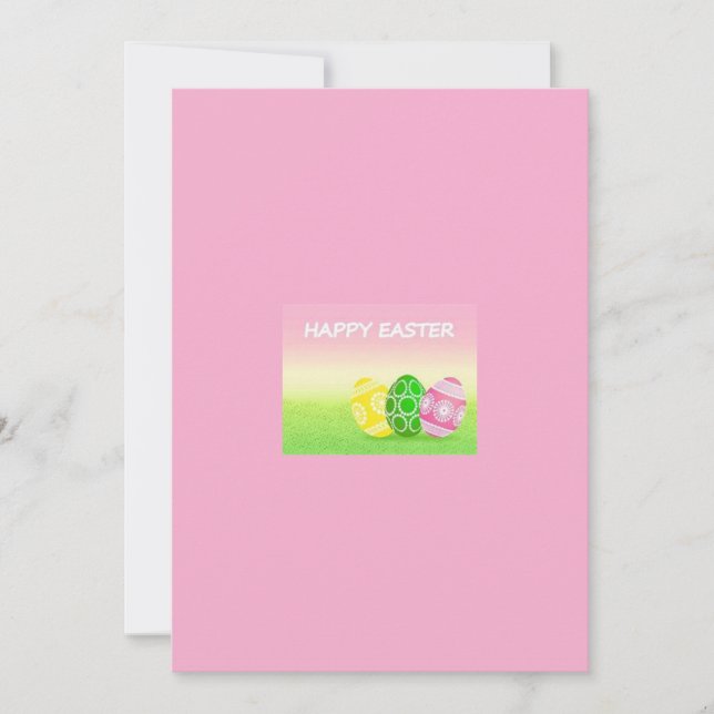 Ostergrußkarte Feiertagskarte (Vorderseite)