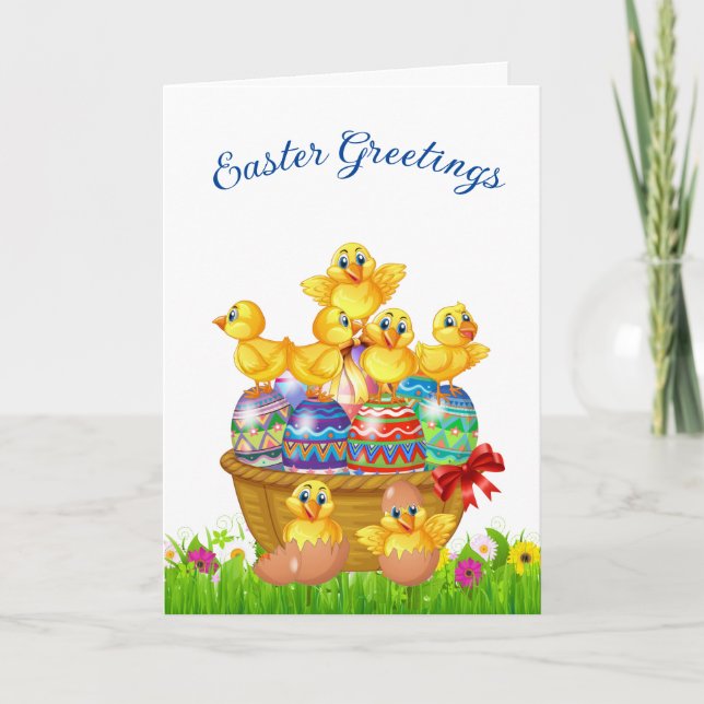 Ostergrußkarte Feiertagskarte (Vorderseite)