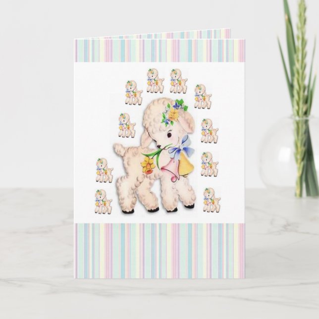 Ostergrußkarte Feiertagskarte (Vorderseite)