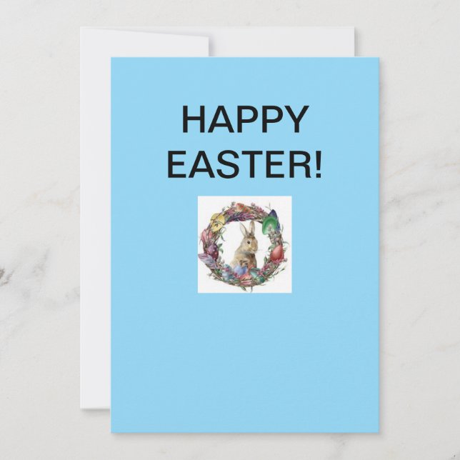 Ostergrußkarte Feiertagskarte (Vorderseite)