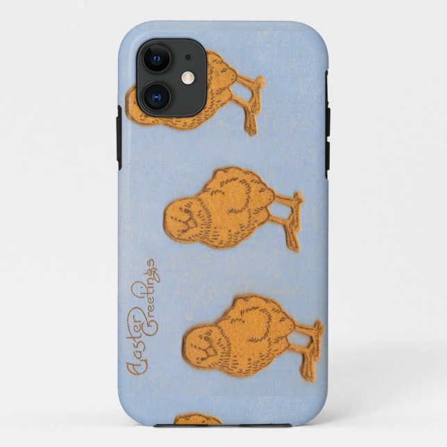 Ostergrußstämme in Blau Case-Mate iPhone Hülle (Rückseite)