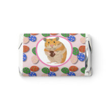 OsterHamster mit Schokoladeneier