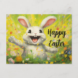 Osterhappy Bunny Postcard #5 Postkarte