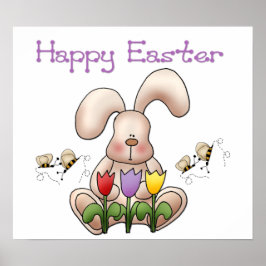 Osterhase 2 - Happy Oaster Print Poster