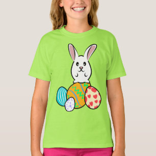 Osterhase auf Ostereiern T-Shirt