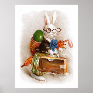 Osterhase auf Tour Poster