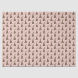 Osterhase aus Schokolade Seidenpapier
