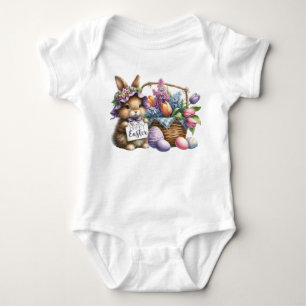 Osterhase baby strampler