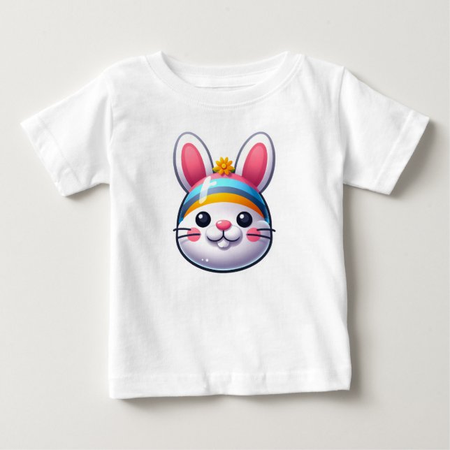 Osterhase Baby T-shirt (Vorderseite)