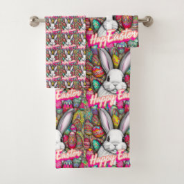 Osterhase Badhandtuch Set
