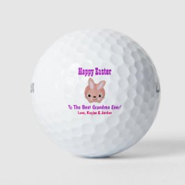 Osterhase Bestes Grandma Niedlich Pink Lila Golfball