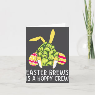 Osterhase Bier trinkender Hase Illustration Karte
