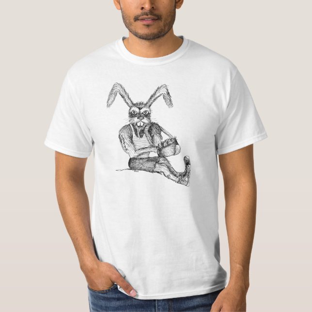 Osterhase Bronx T-Shirt (Vorderseite)