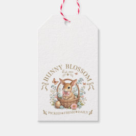Osterhase Bunny Blossom im Blumenkorb Geschenkanhänger