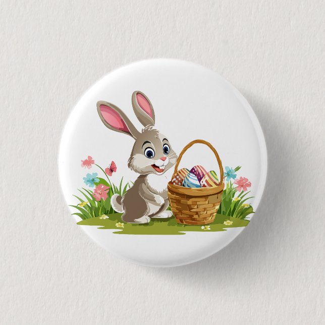 Osterhase Button (Vorderseite)