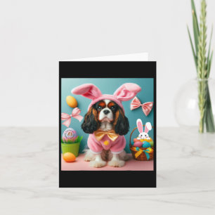 Osterhase Cavalier King Charles Spaniel Karte