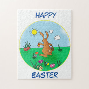 Osterhase, der Eier liefert