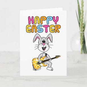 Osterhase E-Gitarre Kinder Lustige Karte