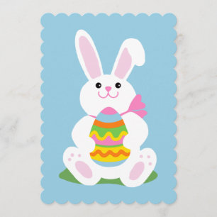 Osterhase ~ Ei-Jagd Einladung