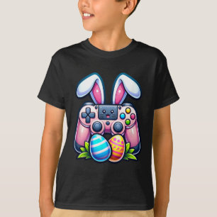 Osterhase Ei Videospiel Gamer Lustig Jungen Gamin T-Shirt