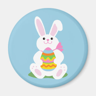 Osterhase Eierjagd Magnet