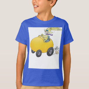 Osterhase, ein Ei fahrend T-Shirt