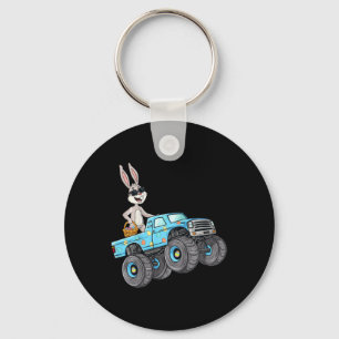 Osterhase fährt Monstertruck Spaß Jungen G Schlüsselanhänger