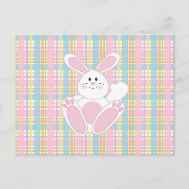 Osterhase Feiertagspostkarte (Vorderseite)