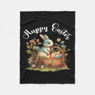 Osterhase Frohe Ostern Ostern Fleecedecke