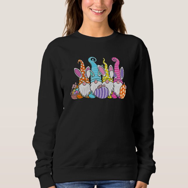 Osterhase Frühlingsbrunnen Ostereier Jagen und B Sweatshirt (Vorderseite)