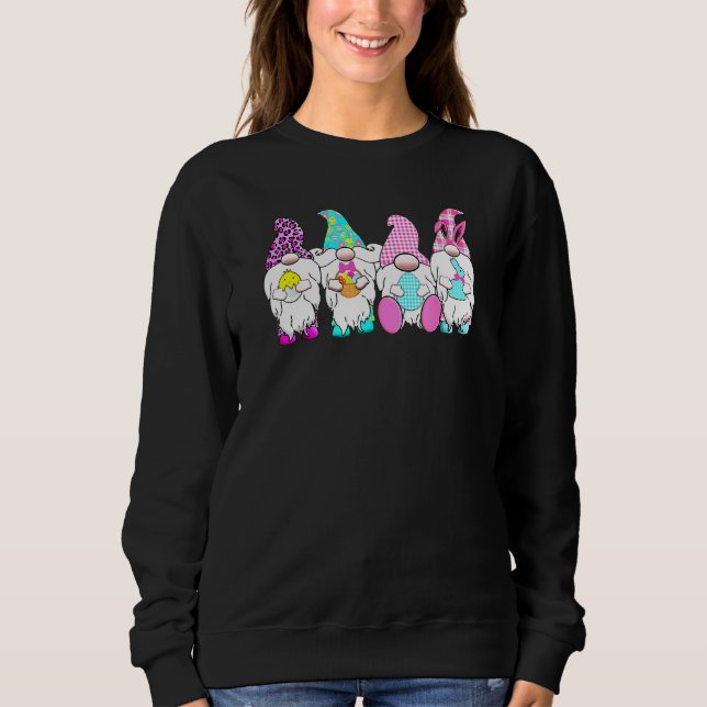 Osterhase Frühlingsbrunnen Ostereier Jagen und B Sweatshirt (Vorderseite)