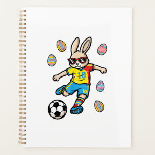 Osterhase Fußball Kick Hase Fußball Jungen Kinder Planer