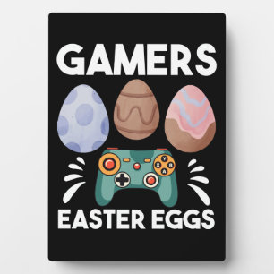 Osterhase Gamer Gaming Junge Liebe Ostereier Fotoplatte