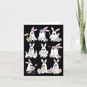 Osterhase Geist Gruseliger Ostertag Hasenliebhaber Karte
