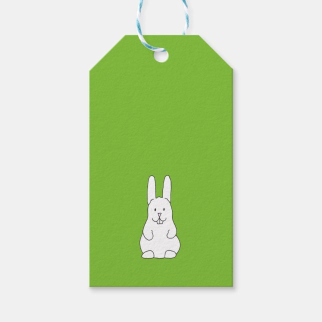Osterhase Geschenkanhänger (Vorderseite)