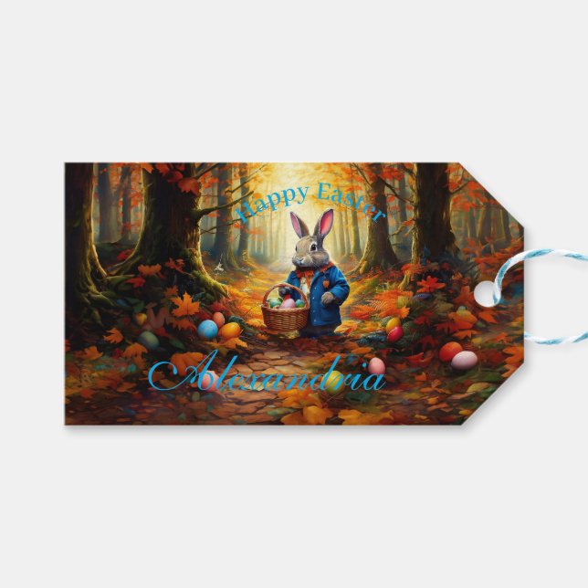 Osterhase  geschenkanhänger (Vorderseite (Horizontal))