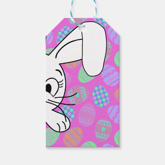 Osterhase Geschenkanhänger (Vorderseite)
