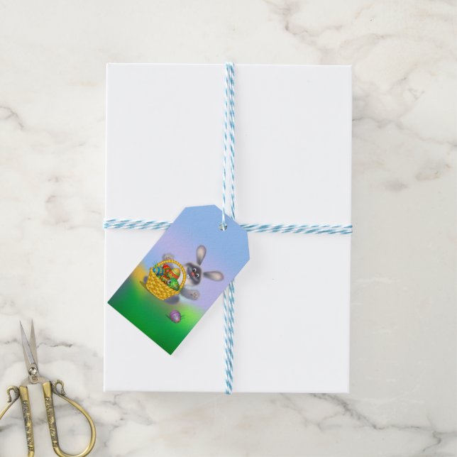 Osterhase Geschenkanhänger (Mit Garn)