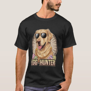 Osterhase Golden Retriever Ei Jäger Hundeliebhaber T-Shirt
