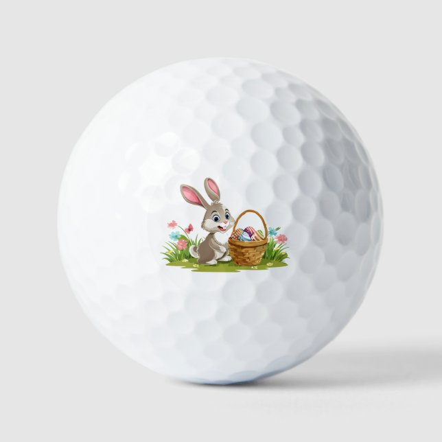 Osterhase Golfball (Vorderseite)