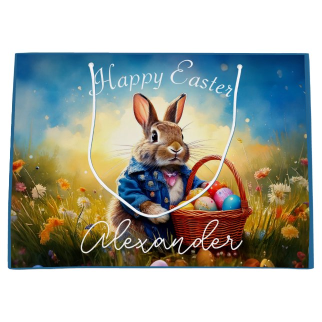 Osterhase  große geschenktüte (Vorderseite)