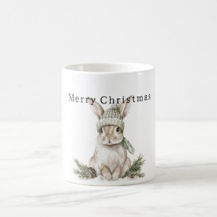 Osterhase Grüne Mütze Weihnachten Kaffeetasse